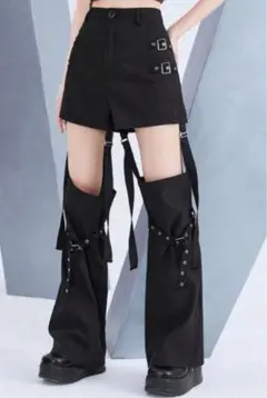 ブラック セットアップ パンツ 2点セット