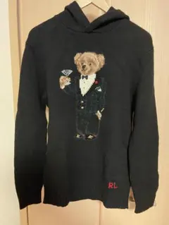 【限定値下げ】Polo Ralph Lauren ポロベア　フード付ニットパーカ