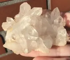 天然石　ヒマラヤ　マニカラン水晶　原石　クラスター　インド産