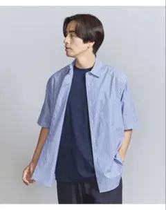 BEAUTY &YOUTH I-LINE ギザ オーガニック ノーブルシャツのサムネイル