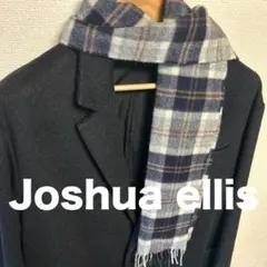 Joshua ellis メリノウール タータンチェックマフラー ストール