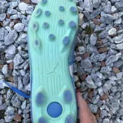 Puma 青 サッカーシューズ スパイク付き　21cm