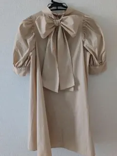 CELFORD♥セルフォード リボンチュニック ベージュ トップス 2,way 