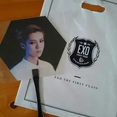 《値下げしました》EXO overdose ルハン　公式うちわ
