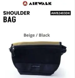 9/29迄☆AIR WALK ショルダーバッグBeige / Black③