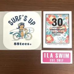 88TEES ステッカー3枚