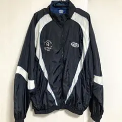 激レア 90s UMBRO 古着 ナイロンジャケットL刺繍ロゴ ビンテージ美品