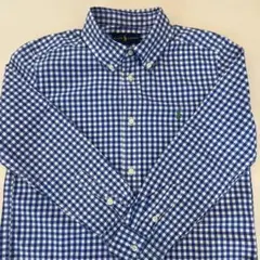 Ralph Lauren チェック柄長袖シャツ サイズ7 130㎝