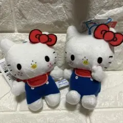 モンチッチ × ハローキティ おそろいアクリルチャーム付きマスコット