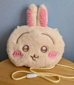 うさぎ_ちいかわ ふわふわフェイスポシェット