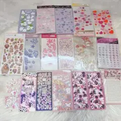 可愛い シール セット 韓国 トレカデコ 花 マイメロ リボン プレーリードッグ