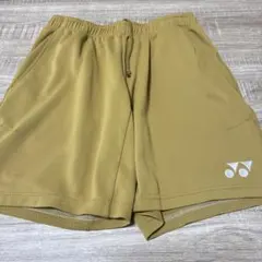 ヨネックス　15231 ベージュ ゴールド　ハーフパンツ