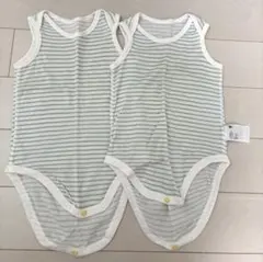 【３枚セット】UNIQLO メッシュノースリーブロンパース