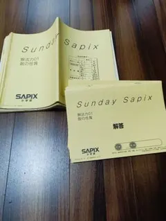 最新版SAPIX 小学6年 算数思考力講座テキストSunday Sapix原本 サピックス SS特訓 6年 算数 思考力講座 全14回 完全版／本体