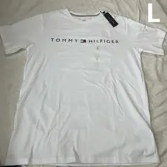 新品未使用Tommy　トミー　トミーフィルフィガーTシャツ　ホワイト　メンズ　L