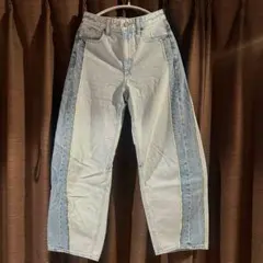 GU デニムパンツ Sサイズ ライトブルー