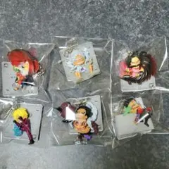 ワンピース フィギュアキーホルダー 6種 コンプリートセット