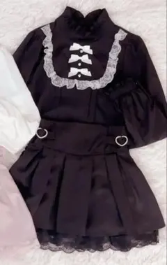 しまむら もえにゃ lily merry ブラウス スカート セット