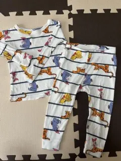 GAPディズニープーさん長袖レギンスズボンセット セットアップ90・18-24