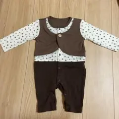 星柄ロンパース・カバーオール