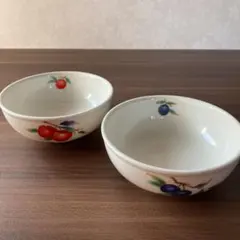 フルーツ柄　サラダボウル　2個セット