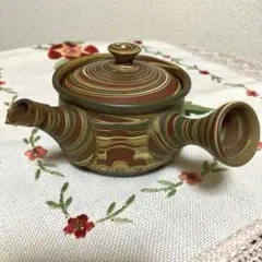 【急須】マーブル模様◇匿名配送