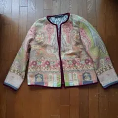 ETRO ペイズリー柄 ノーカラージャケット