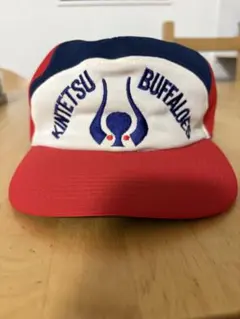 当時物！LL 近鉄バファローズ 帽子 メッシュキャップ レトロ 昭和　希少サイズ