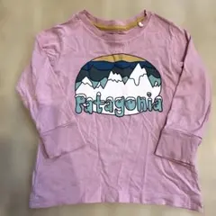 Patagonia ピンク 長袖Tシャツ １歳から１歳半