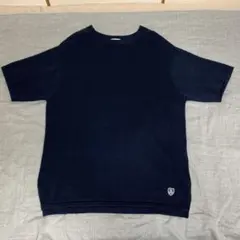 ORCIVAL 綿麻ニット 半袖 ネイビー サイズ5 オーシバル 中古のサムネイル
