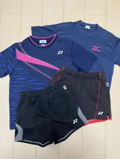 Mizuno YONEX ウェア・ショートパンツセット