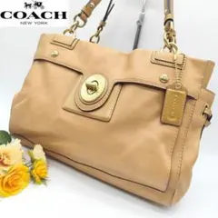美品✨COACH コーチ ペネロピ レザートートバッグ 肩掛け ブラウン y2k