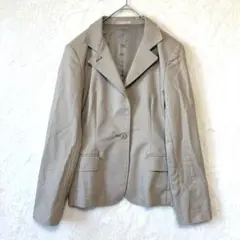 NICOLE ニコル／テーラードジャケット M 長袖 綿混 日本製 ベージュ