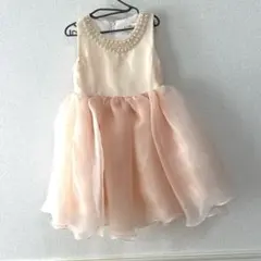 ドレス　子供用　ピンク　結婚式　120cm