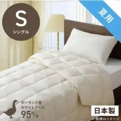 今の時期に最適 定価99000円 天香石 エパック 肌掛け布団 シングル
