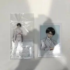 進撃の巨人　マルイ　ホワイトコーデシリーズ　ブロマイド　アクスタ　リヴァイ