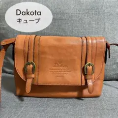 Dakota ダコタ キューブ ショルダーバッグ レザー オレンジ