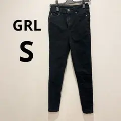美品✨ 【S】 ブラック スキニー デニム ジーンズ ズボン