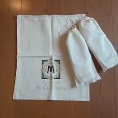 ホテルミラコスタ布製ランドリーバッグ（巾着）＆スリッパ