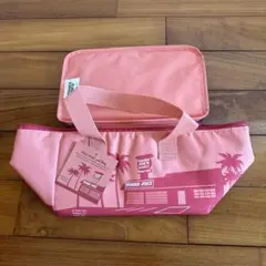 【新品】Trader Joe's トレジョ ミニ保冷バッグ　ピーチのサムネイル