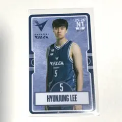 長崎ヴェルカ イヒョンジュン選手 オンサイトカード