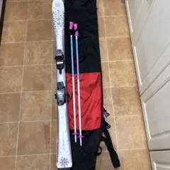 スキー　140cm アトミックストック100cm スキーケースセット