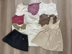 子供服 まとめ売り10点 95cm 100cm 女の子 トレーナー ロンT 等
