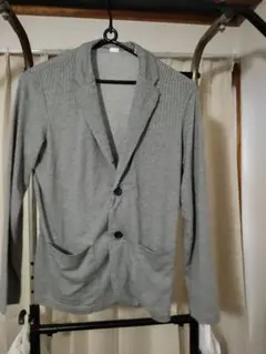 GUライトカットソージャケットMグレー灰