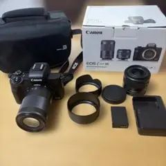 Canon EOS Kiss M ダブルズームキット おまけ レンズフード - メルカリ