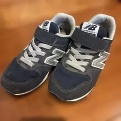 New Balance スニーカー 17.5cm ネイビー キッズ