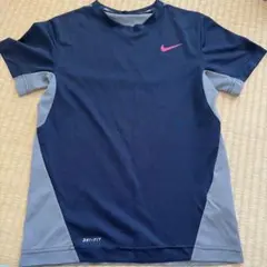 Nike Sサイズ シャツ ネイビー/グレー