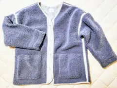 LOWRYS FARM ボアジャケット ブルー