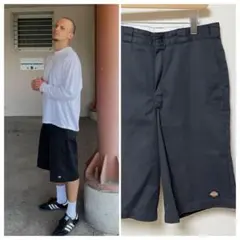 Dickies loosefitショーツブラックw34早い者勝ちy2kUSA古着のサムネイル