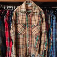 Big Mac チェック柄ネルシャツ S　70s